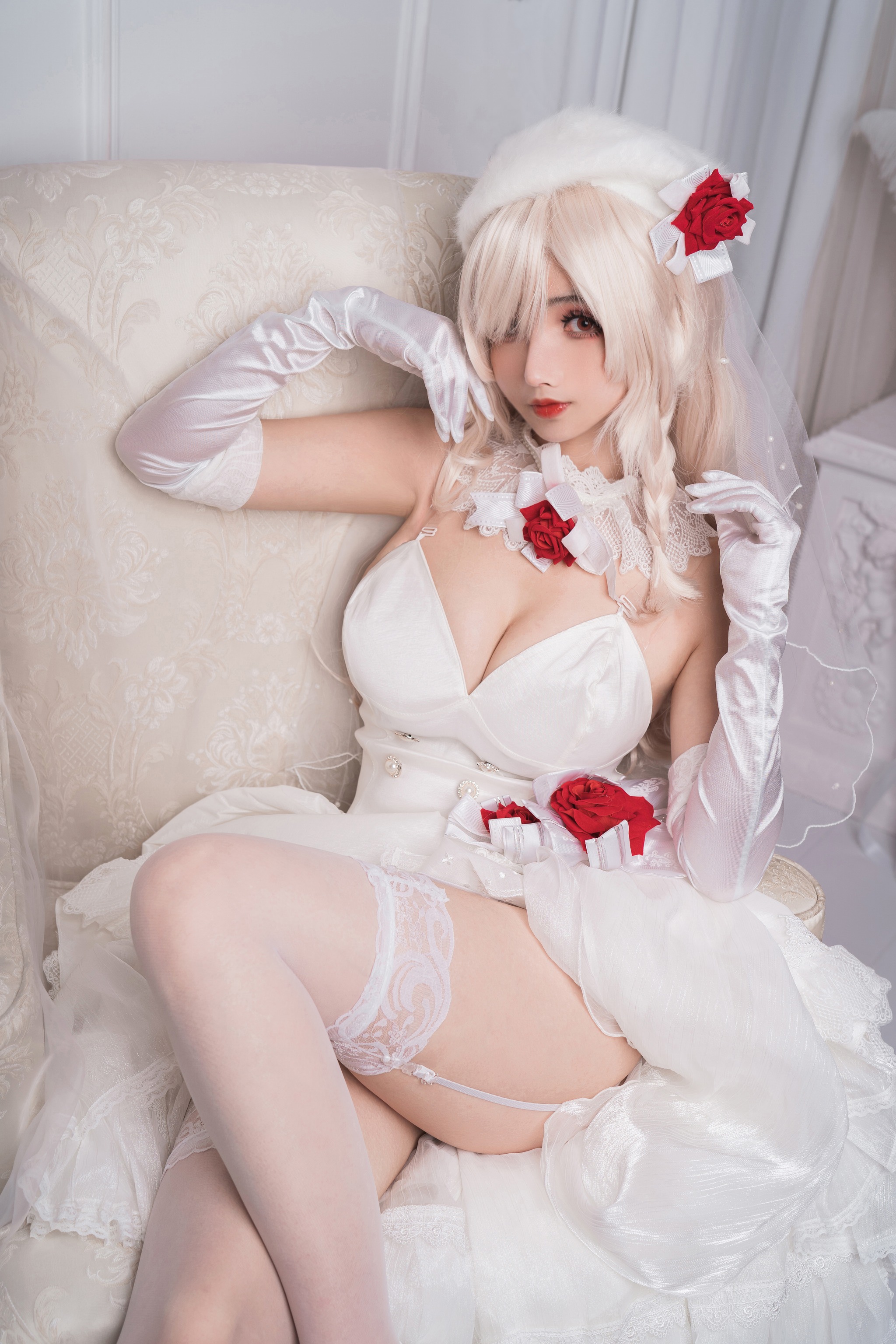 图片[1]-rioko凉凉子 – NO.001 G36c花嫁 [25P]-XikXak